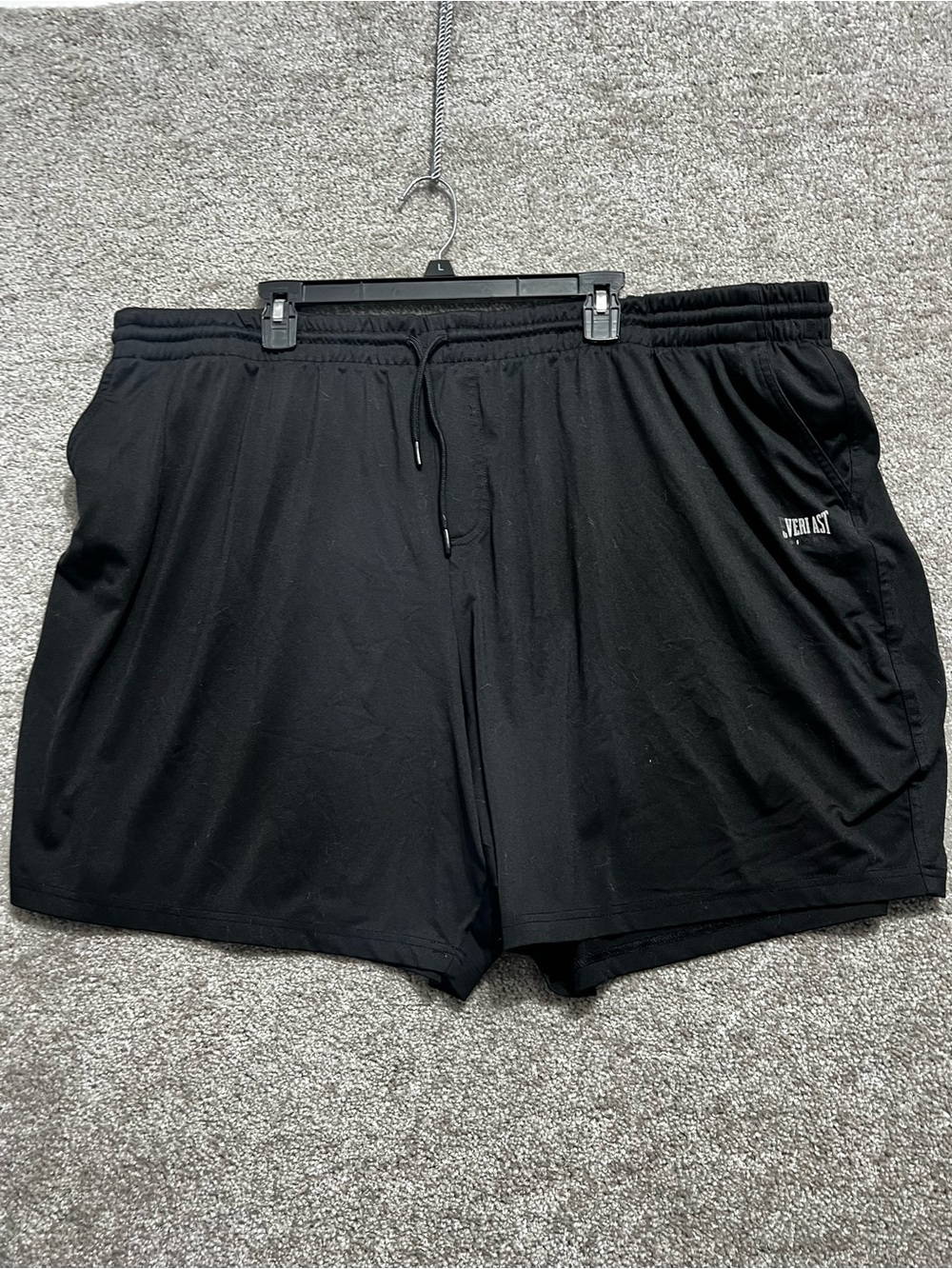 Everlast Sport Men’s Pull on Black athletic Shorts Plus Size 3X